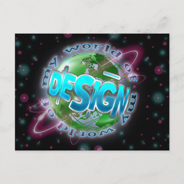 World of design Postcard Customisable (Front)