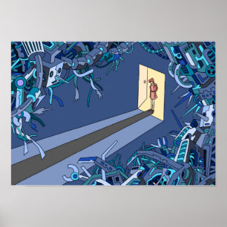 World of discarded mechanisms. poster