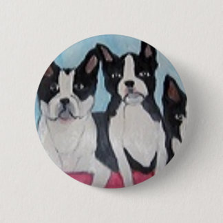 world of eric dogs land 6 cm round badge