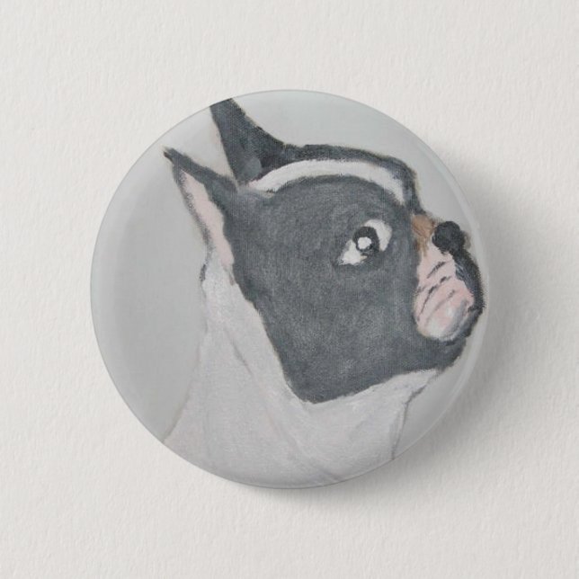 world of eric dogs land 6 cm round badge (Front)