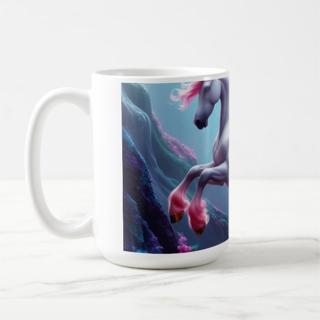 World of Fantasy Creatures: Unicorns Galore  Coffee Mug (Left)