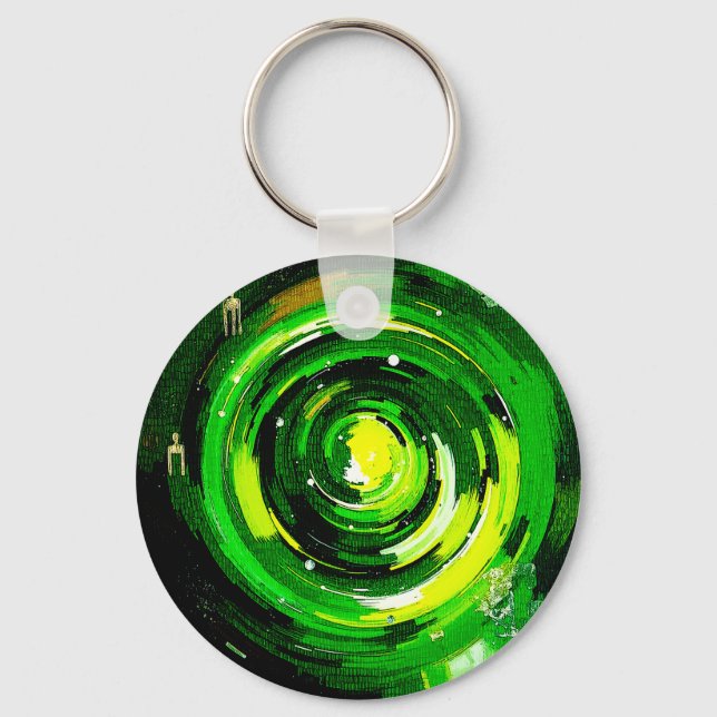 World Of Green Key Ring (Front)