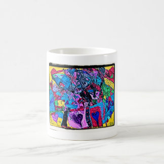 World of Hearts Drawings Coffee Mug