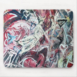 WORLD OF HEARTS MOUSE MAT