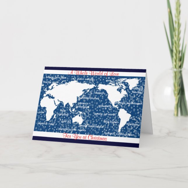 World of Love Christmas Card (Front)