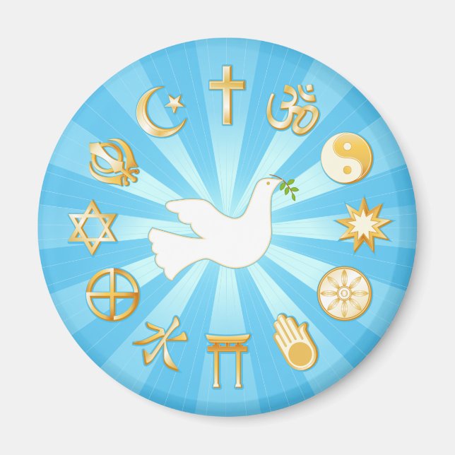 World of Peace Magnet (Front)