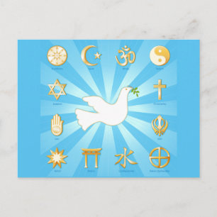 World of Peace Postcard