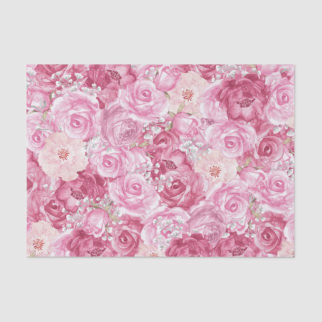 World Of Roses Tissue Paper (Front)