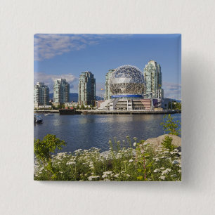 World of Science, Vancouver, British Columbia, 15 Cm Square Badge