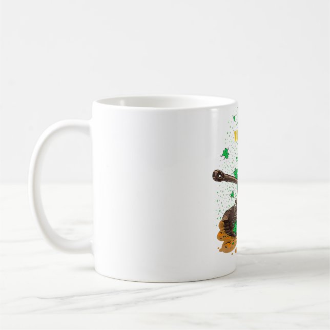 World of Tanks St Patrick's Day Comet Zip  Coffee Mug (Left)