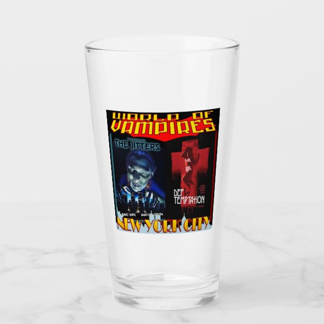 World of Vampires NEW YORK CITY Glass (Front)