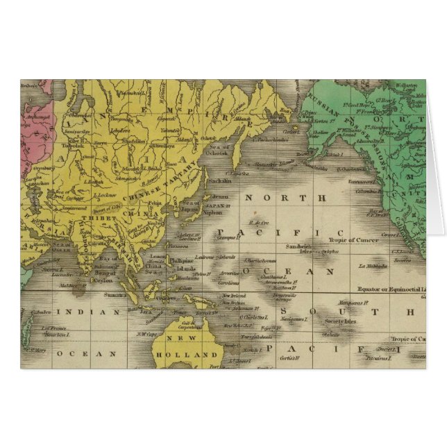 World On Mercator's Projection (Front Horizontal)