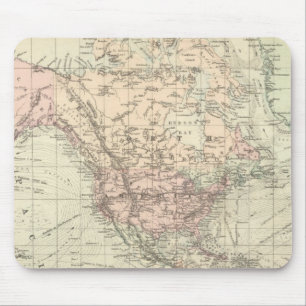 World on Mercator's Projection Mouse Mat