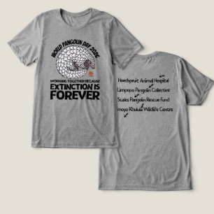 World Pangolin Day 2026 Unisex T-Shirt Tri-Blend Shirt