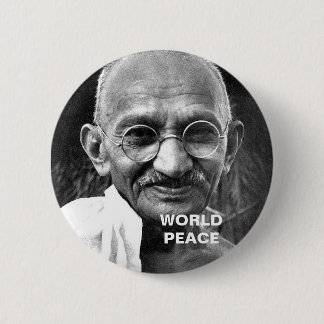 WORLD PEACE 6 CM ROUND BADGE
