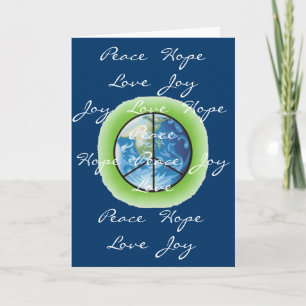 World Peace blank note card