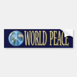 World Peace Bumper Sticker