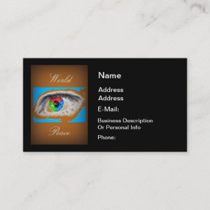 WORLD PEACE BUSINESS CARD