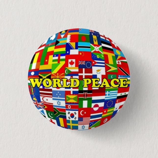 WORLD PEACE BUTTON (Front)