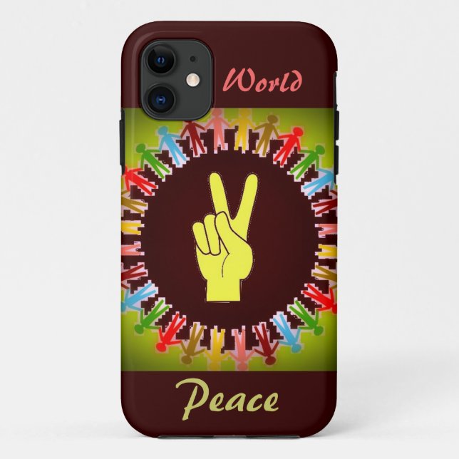 WORLD PEACE Case-Mate iPhone CASE (Back)