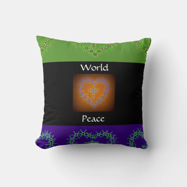 WORLD PEACE CUSHION (Front)