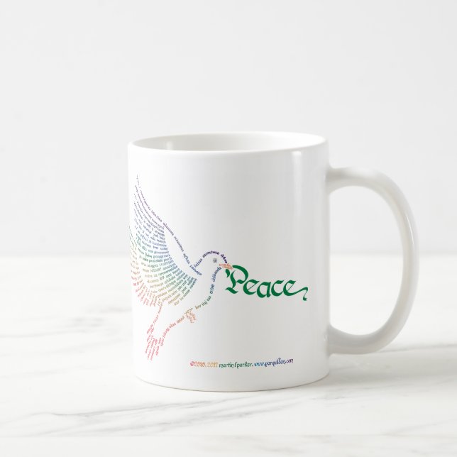 World Peace Dove Mug (Right)