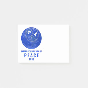 World Peace Doves Peace on Earth Day Peace Sign Post-it Notes
