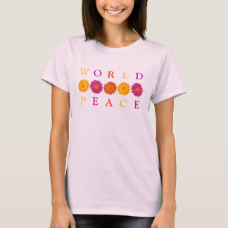 World Peace Flower Power T-Shirt