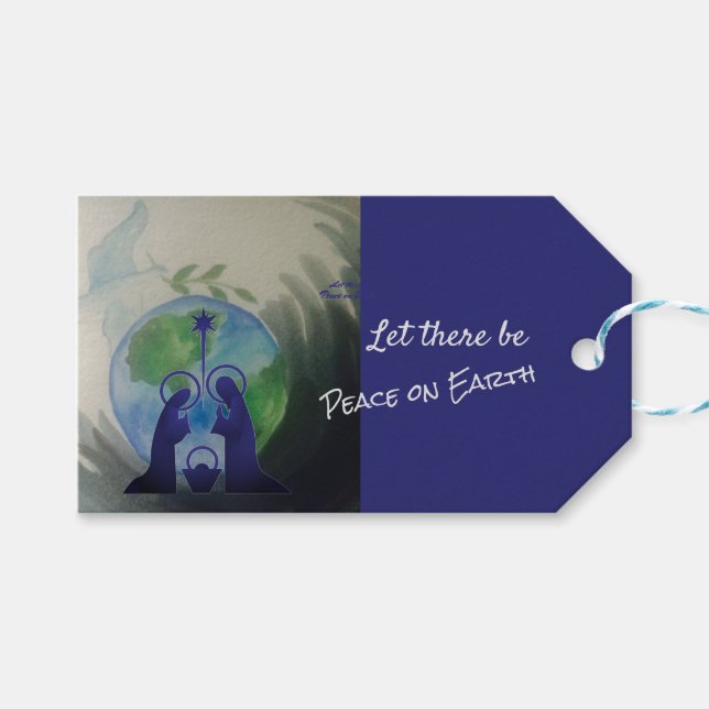 World Peace Gift Tags (Front (Horizontal))