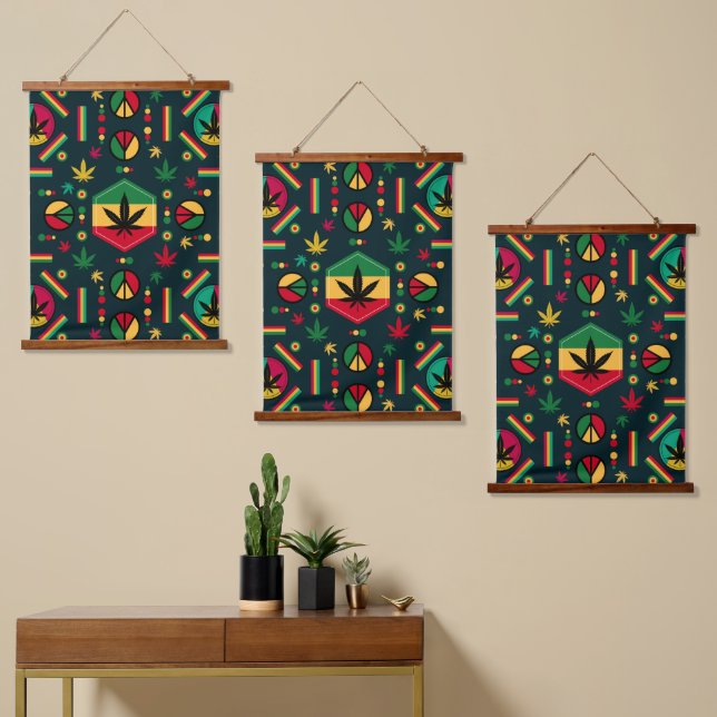 World Peace Hanging Tapestry (Asymmetrical)
