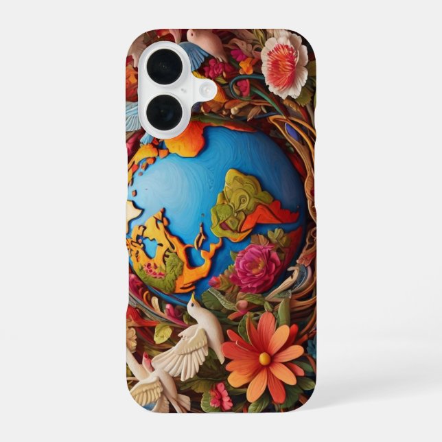 WORLD PEACE iPhone 16 CASE (Back)