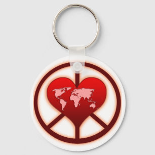 World Peace Key Ring