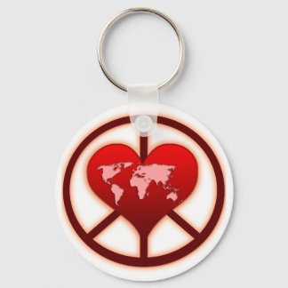 World Peace Key Ring