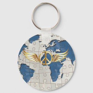 World peace key ring