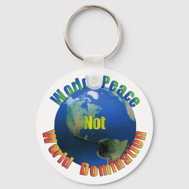 World Peace Keychain (Front)