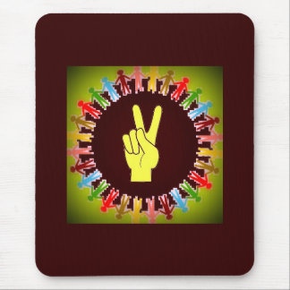 WORLD PEACE MOUSE MAT