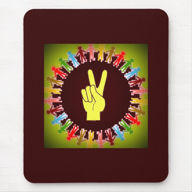 WORLD PEACE MOUSE MAT (Front)