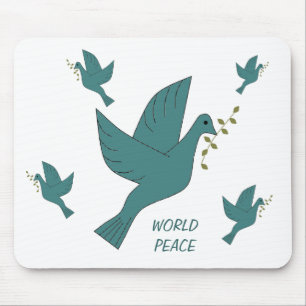 WORLD PEACE MOUSE MAT