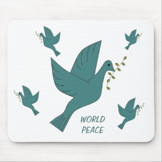 WORLD PEACE MOUSE MAT