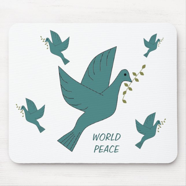 WORLD PEACE MOUSE MAT (Front)