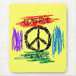 WORLD PEACE MOUSE MAT