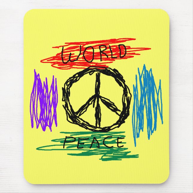 WORLD PEACE MOUSE MAT (Front)