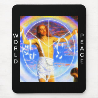 WORLD PEACE MOUSE MAT
