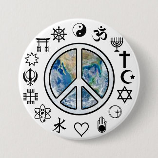 World Peace - Peace on Earth 7.5 Cm Round Badge