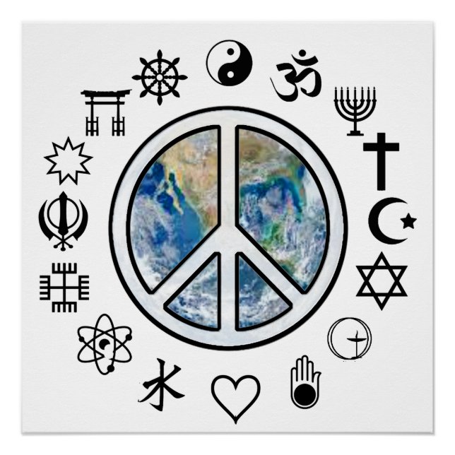 World Peace - Peace on Earth Poster (Front)