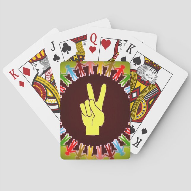 WORLD PEACE PLAYING CARDS (Back)