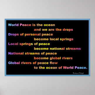 World Peace Poster