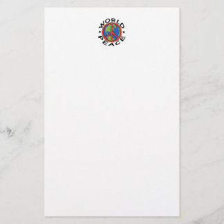 World Peace Stationery