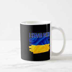 World Peace Support Ukrainian Flag I Stand With Uk Coffee Mug