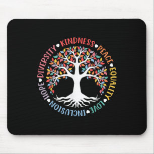 World Peace Supporter Retro Women Men Apparel Kind Mouse Mat